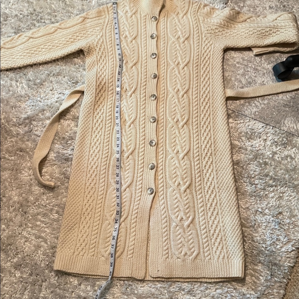 Ralph Lauren Cream Knit Button-Front Cardigan - Picture 6 of 6